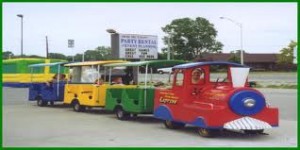 kids party rental trackless train orange county childrens parties los angeles san diego san jose