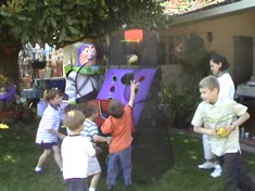Birthday party character entertainers for hire Los Angeles kids parties mascot rentals Orange County San Jose