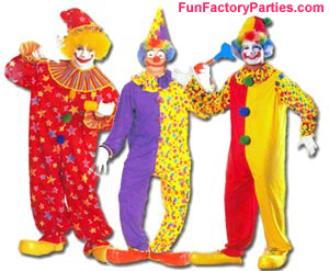 Happy Clown party rentals kids parties california los angeles children entertainment