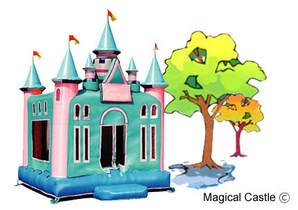 rent kids party bouncy house castle los angeles children's parties equipment rental san francisco 