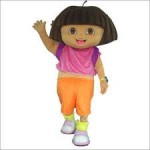 Rent Dora Explorer mascot character costume kids parties california texas chicago children's parties rentals