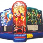 Power Ranger Bouncy House rentals for boys party los angeles san jose kids parties 