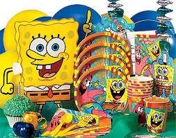 spongebob party supplies
