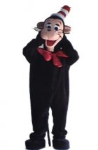 cat in the hat mascot costume character rentals adult sized