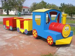 Trackless train children's party!