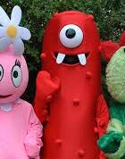 yo gabba birthday party mascot costume character rentals adult sized brobee plex foofa muno