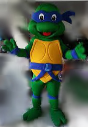 Ninja Turtle Costume Character Kid's Birthday Party Rentals! Where to find TMNT mascot adult size children's parties entertainers Los Angeles Orange County