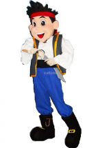 Jake Pirate mascot costume rental adult size kids birthday party characters