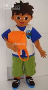 dora explorer mascots adult size  costume character rental