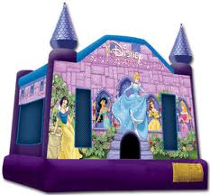 find girls disney princess bouncehouse rentals