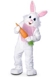 Rent an Easter Bunny Adult Size Mascot Costume