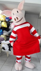 Olivia the Pig Birthday Party Costume Character Rentals for Kids!