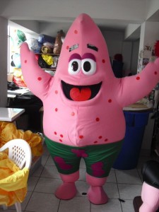 kids birthday party characters spongebob mascot costume rentals rent patrick adult size