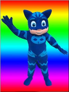 PJ Masks Mascot Costume Birthday Characters!  Rent adult size children's parties entertainers for hire Los Angeles L.A. Orange County San Jose SF bay area