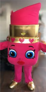 Shopkins Kids Birthday Party Mascot Characters! Adult Sized Lippy Lips rentals children's parties entertainers Los Angeles L.A. Orange County SF bay area