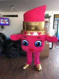 Find Shopkins Lippy Lips birthday party mascot costume character rentals Los Angeles L.A. Orange County San Jose SF bay