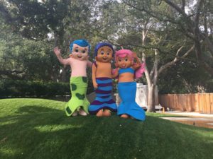 Molly Bubble Guppies Mascots Rentals!
