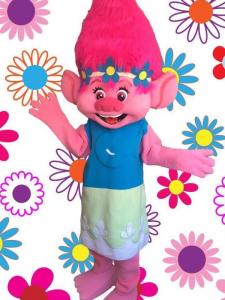 Poppy Trolls Adult Mascot Costume Rentals!