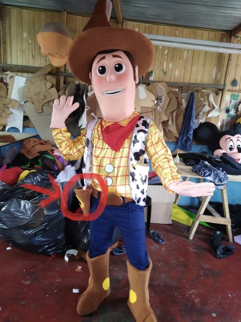 Toy Story Woody Adult Mascot Costume Rentals!
