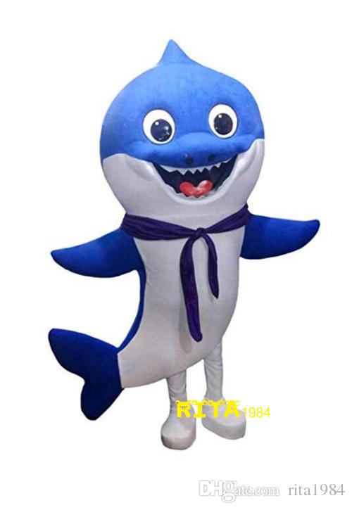 baby shark mascot costume rentals