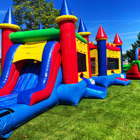 combo bouncer slide inflatable rental orange county