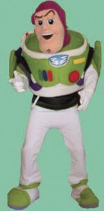 Buzz Lightyear adult mascot costume rental for Toy Story birthday parties, space-themed kids events, and family celebrations