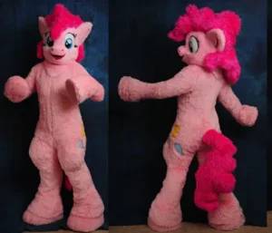Rainbow Dash adult mascot costume available to rent with nationwide delivery for My Little Pony birthday parties.