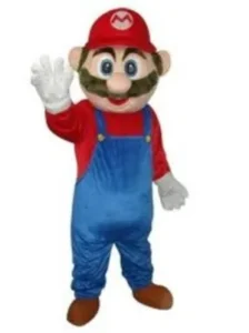 Rent a Mario adult mascot costume with nationwide shipping for kids' birthday parties.