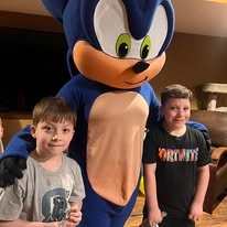 Rent a Shadow adult mascot costume with nationwide shipping for kids' birthday parties.