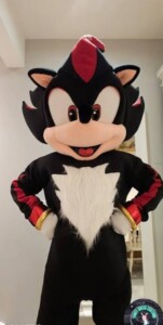 Rent a Sonic adult mascot costume with nationwide shipping for kids' birthday parties.