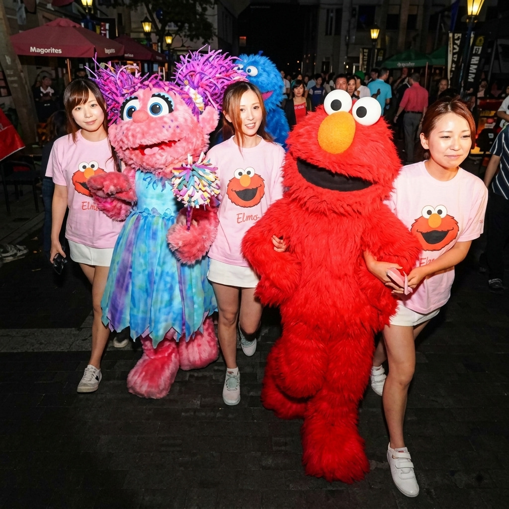 Sesame Street adult mascot rentals for kids’ birthday parties