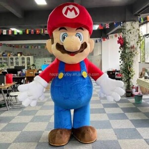 Super Mario mascot costume rental with nationwide shipping for kids' birthday parties.