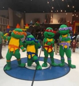 Teenage Mutant Ninja Turtles mascot costume rental for adults at kids parties and special events nationwide